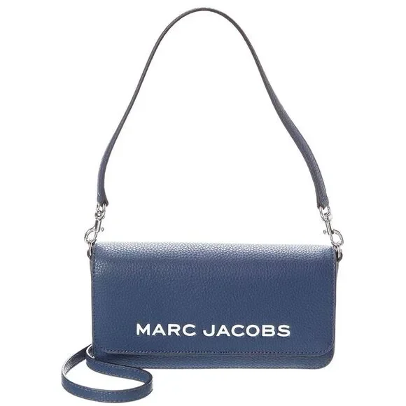 Marc Jacobs Cb Bold Leather Mini Bag, Blue - Picture 1 of 4
